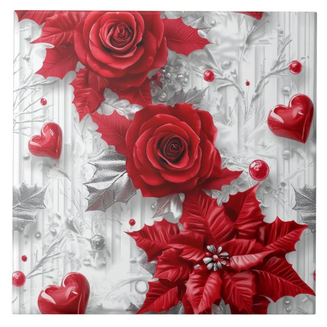 Azulejo Fiesta de Peppermint Tile Cerámico (Frente)