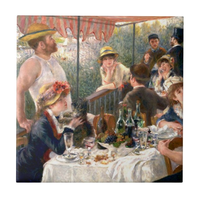 Azulejo Fiesta de Renoir French Luncheon Boating (Frente)