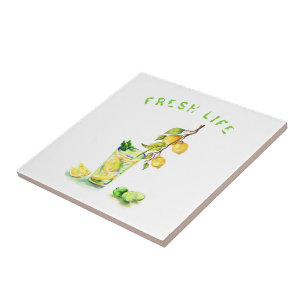 Azulejo Fiesta de verano de Guay de jugo de limón fresco