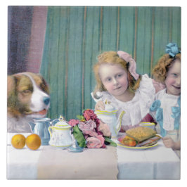 Azulejo Fiesta del té de cosecha