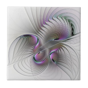 Azulejo Figura moderna de fantasía abstracta tímida arte f