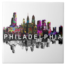 Azulejo Filadelfia, Pensilvania en graffiti