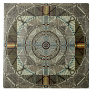 Azulejo Filigree plateado