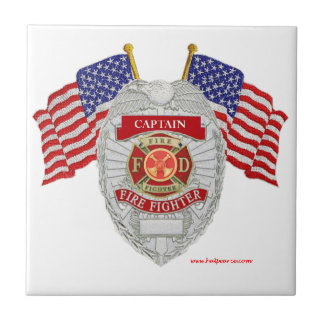 Azulejo FireFighter_Badge_Captain