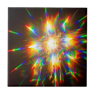 Azulejo Firework Through 3D Glasses 1