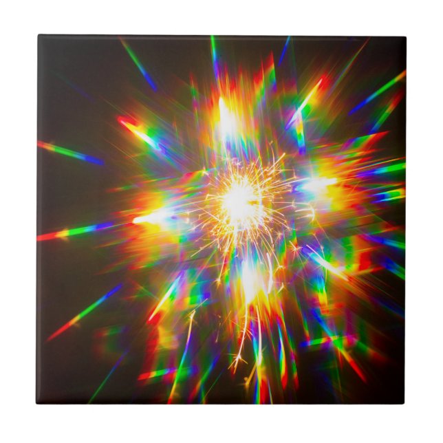 Azulejo Firework Through 3D Glasses 1  (Frente)