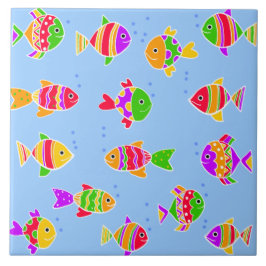 Azulejo Fish Ceramic Tile