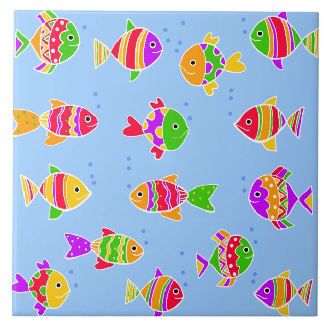 Azulejo Fish Ceramic Tile (Frente)