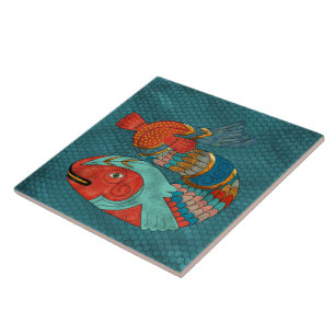 Azulejo Fish Folk