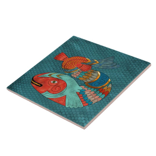 Azulejo Fish Folk (Lado)