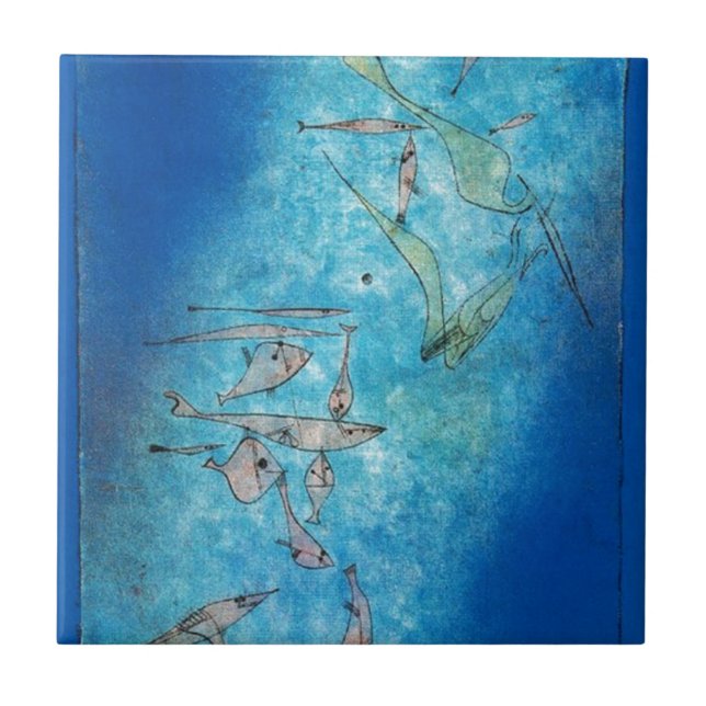Azulejo Fish Image - Paul Klee (Frente)