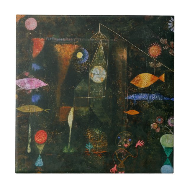 Azulejo Fish Magic - Paul Klee (Frente)