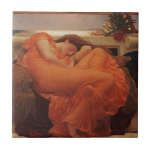 Azulejo Flamante junio por Lord Frederic Leighton