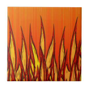 Azulejo Flames de fuego