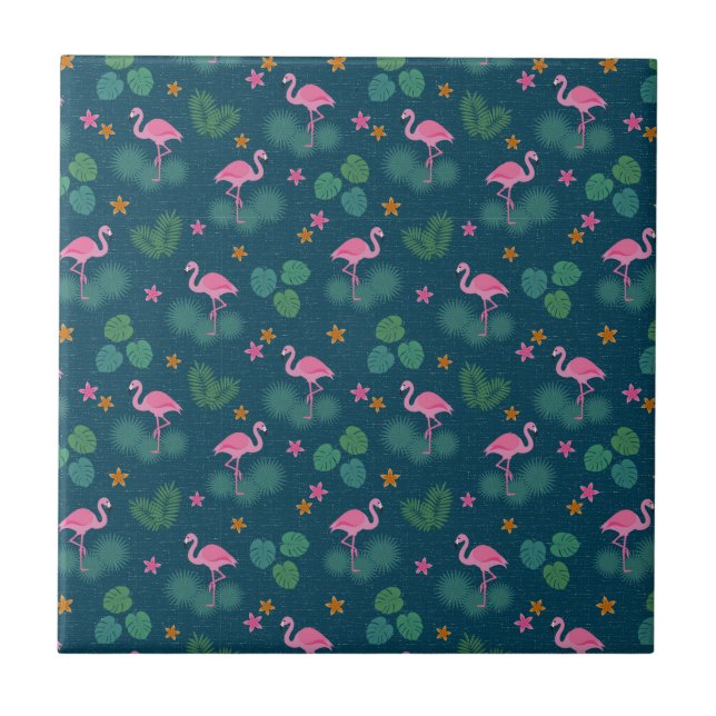 Azulejo Flamingo Ceramic Tile (Frente)