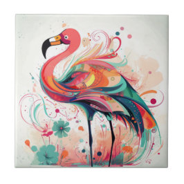 Azulejo Flamingo Dreams