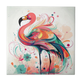 Azulejo Flamingo Dreams