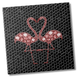 Azulejo Flamingo rosado