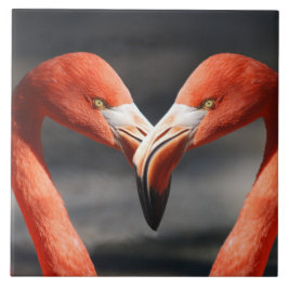 Azulejo Flamingos enamorados