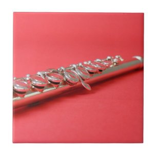 Azulejo Flauta estudiante de música rosa de viento de mad