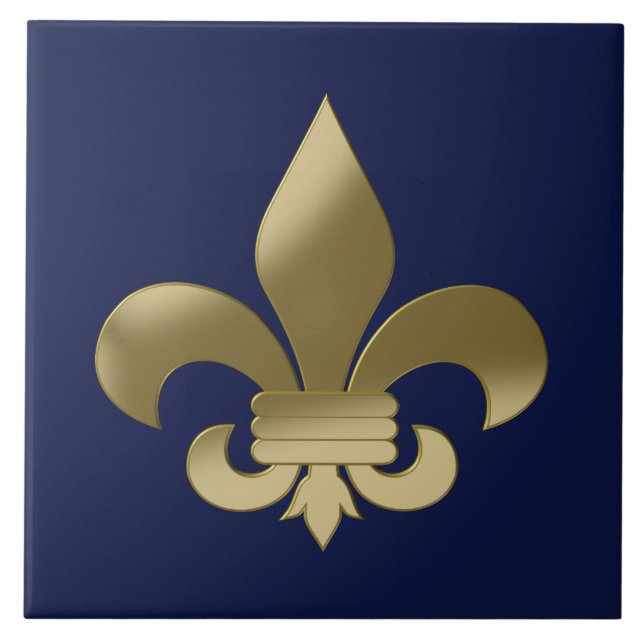 Azulejo Fleur de Lis (Frente)