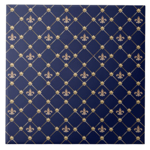 Azulejo Fleur de Lis