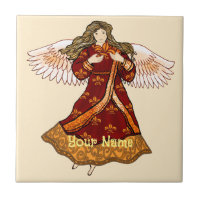 Fleur de lis Christian angel