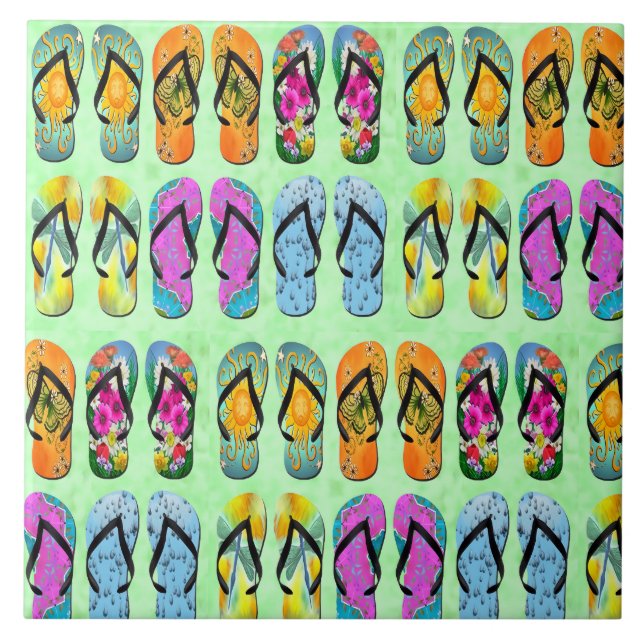 Azulejo Flip Flops (Frente)
