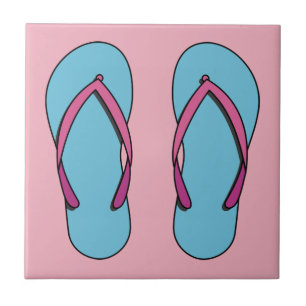 Azulejo Flip Flops de playa