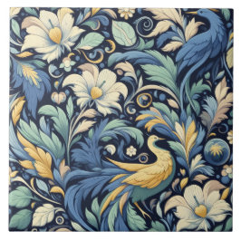 Azulejo Flor arte Morris