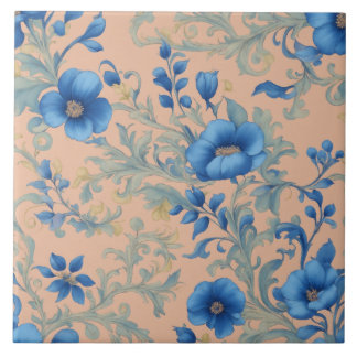 Azulejo Flor azul