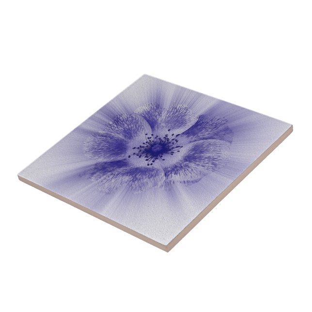 Azulejo Flor azul (Lado)