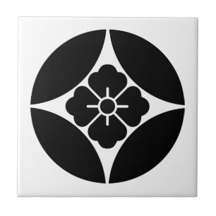 Azulejo Flor cuadrada en siete tesoros