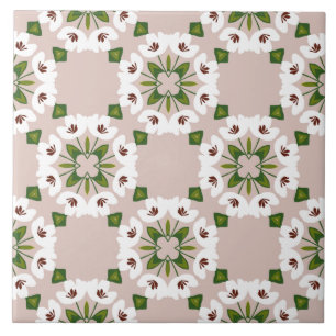 Azulejo Flor de Botánica Cottagecore