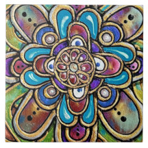 Flor de campo artístico