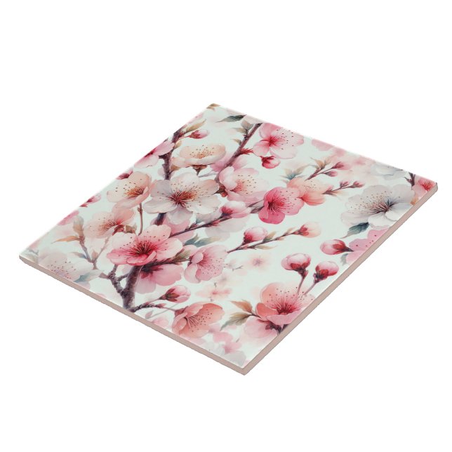 Azulejo Flor de Cerezo (Lado)