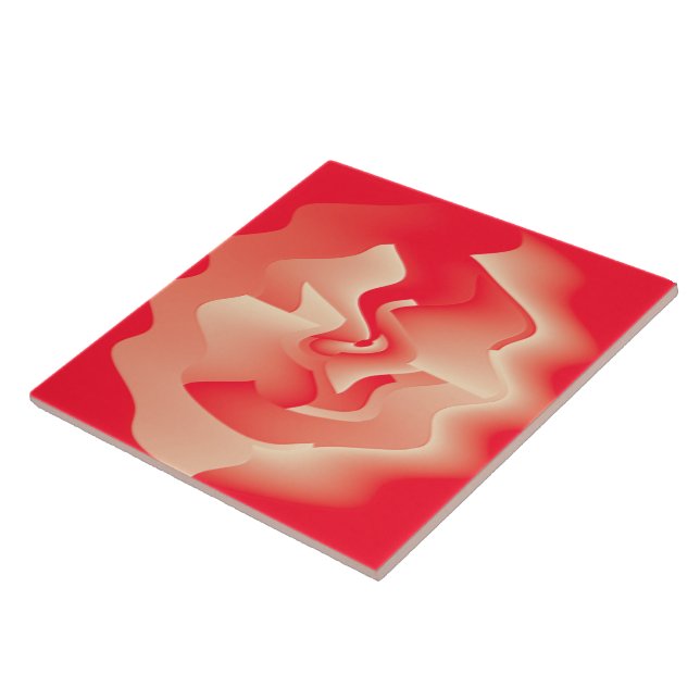 Azulejo flor de coral (Lado)