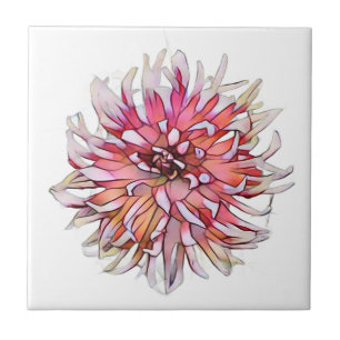 AZULEJO FLOR DE DALIA