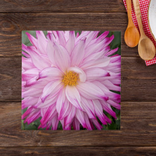 Azulejo Flor de Dalia Rosa