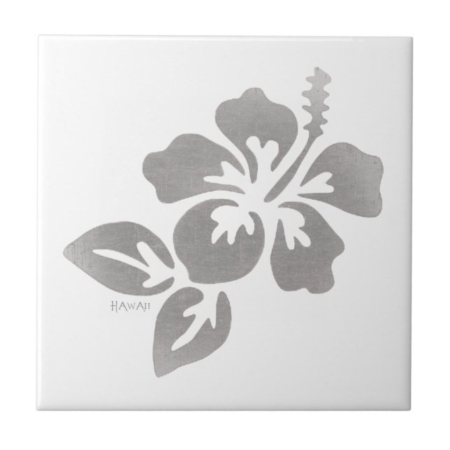 Azulejo Flor de Hawaii (Frente)