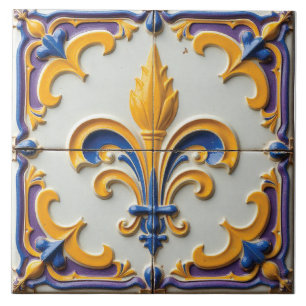 Azulejo Flor de la Corona