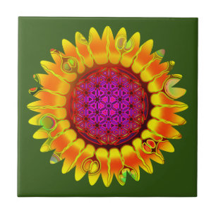 Azulejo Flor de la Vida - Flor Geométrica 4