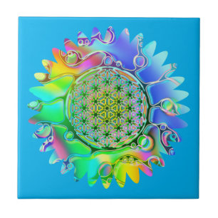 Azulejo Flor de la Vida - Flor Geométrica 5