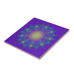 Azulejo Flor de la Vida - Mandala Indio 3