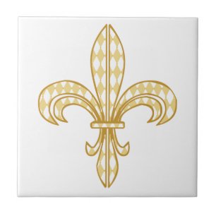 Azulejo Flor de lis del carnaval