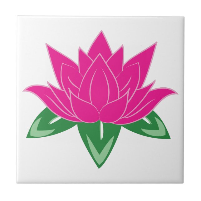 Azulejo Flor de Lotus (Frente)