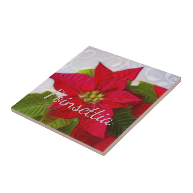 Azulejo Flor de Nochebuena (Lado)