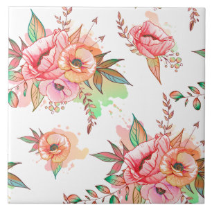 Azulejo flor de primavera