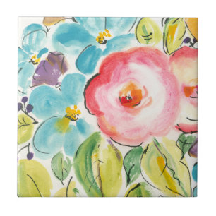 Azulejo Flor deslumbrante II