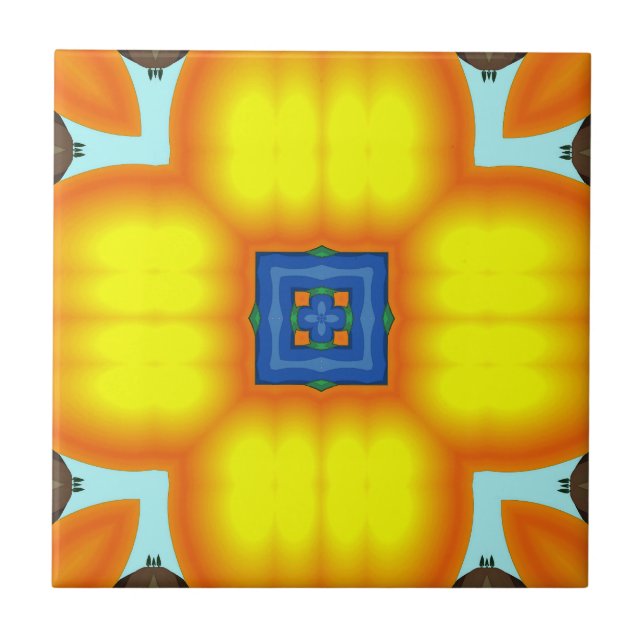 Azulejo Flor grande (Frente)